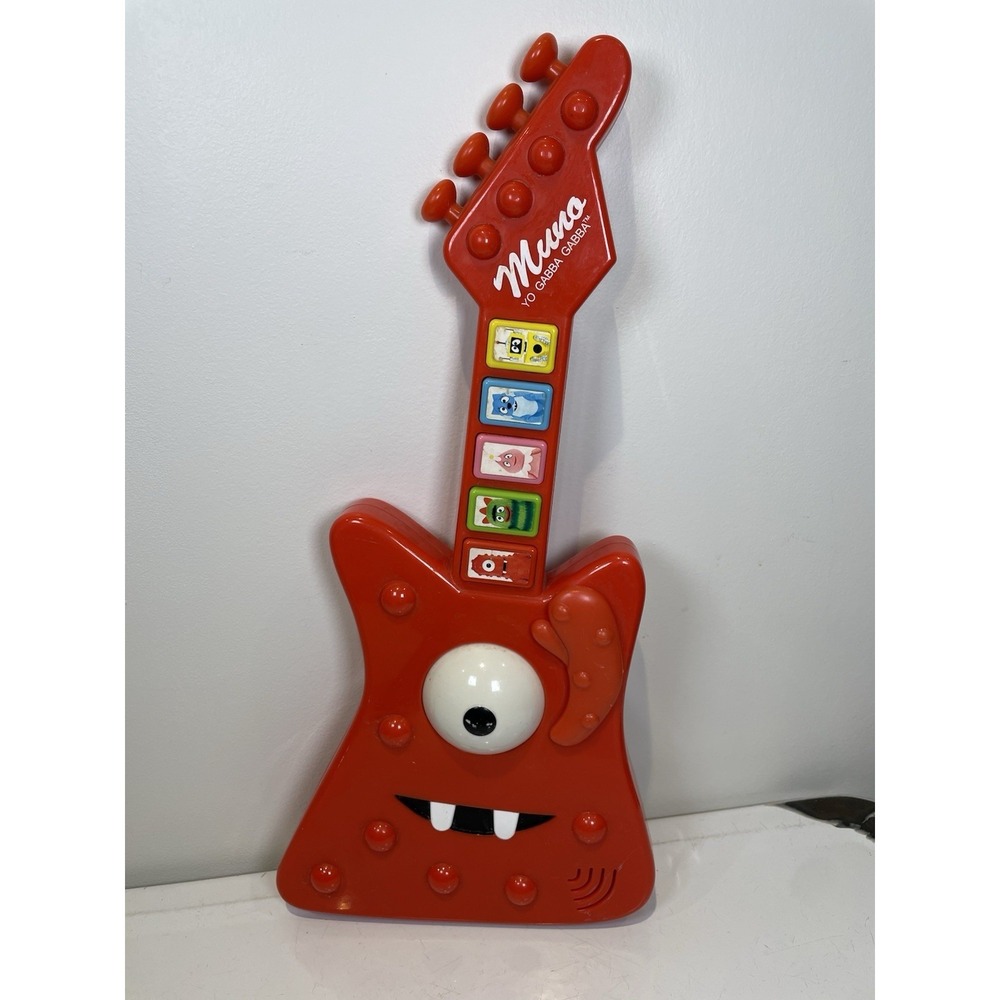 Muno's Groovin' Guitar Toy – Yo Gabba Gabba |  Sounds 2008  Works Great
